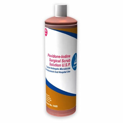 Dynarex, Surgical Scrub Dynarex 16 oz. Bottle 7.5% Strength Povidone-Iodine, Count of 24 Dynarex