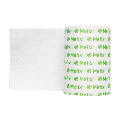 Molnlycke, Dressing Retention Tape Mefix  Skin Friendly Nonwoven 4 Inch X 11 Yard White NonSterile, Box Of 1 Molnlycke