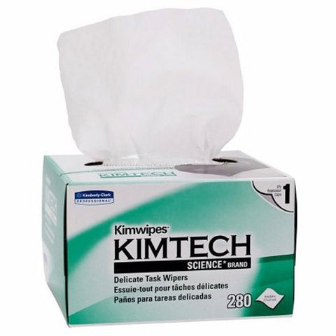 Kimtech Science Kimwipes Delicate Task Disposable Wiper Count of 280 by Kimberly Clark
