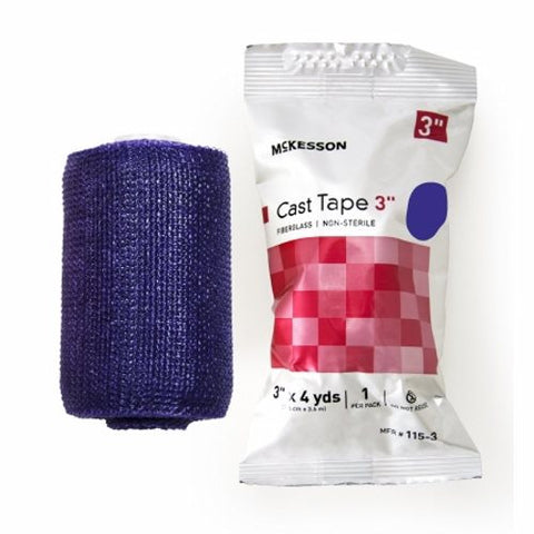 McKesson, Cast Tape McKesson 3 Inch X 12 Foot Fiberglass Purple, Box Of 10 McKesson