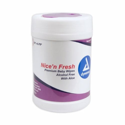 Dynarex, Nice'N Fresh Canister Scented Baby Wipe, Count of 1