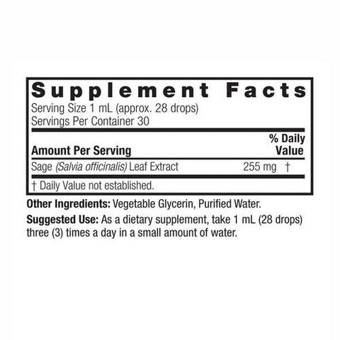 Nature's Answer, Sage, ALCOHOL FREE, 1 OZ Nature's Answer