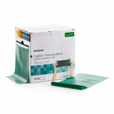 Exercise Resistance Band 50 Yards, Green, 1 Each by McKesson