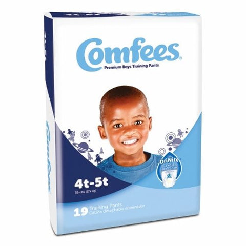 Attends, Premium Training Pants For Boys Size 4T to 5T Disposable Moderate Absorbency, Case Of 6 Attends