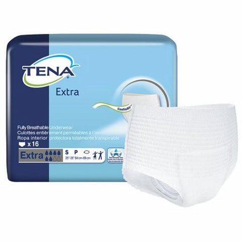 Tena, Unisex Adult Absorbent Underwear Pull On Small Disposable 72116, Count of 16