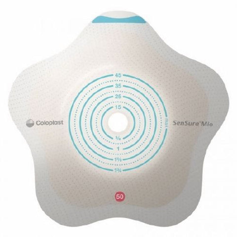 Coloplast, Ostomy Barrier SenSura  Mio Convex Flip Pre-Cut, Standard Wear Red Code 1-3/16 Inch Stoma, Box Of 5 Coloplast