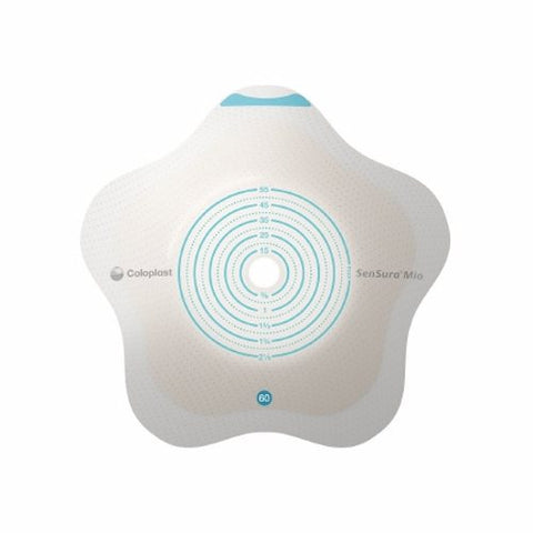 Coloplast, Ostomy Barrier SenSura  Mio Convex Flip Pre-Cut, Standard Wear Blue Code 1-9/16 Inch Stoma, Box Of 5 Coloplast