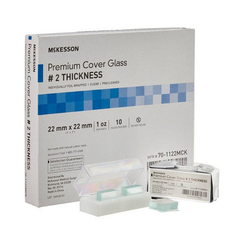 McKesson, Cover Glass, Box Of 10 McKesson