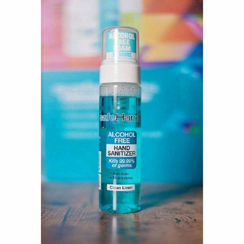 Safehands, Alcohol-Free Hand Sanitizer Foaming Bottle, 7 Oz