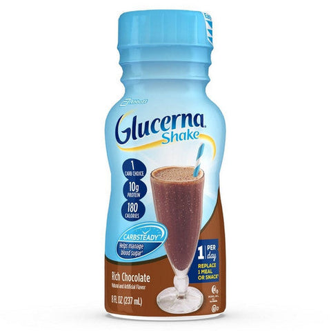 Glucerna, Shake Oral Supplement Rich Chocolate Flavor, Case Of 4 Glucerna