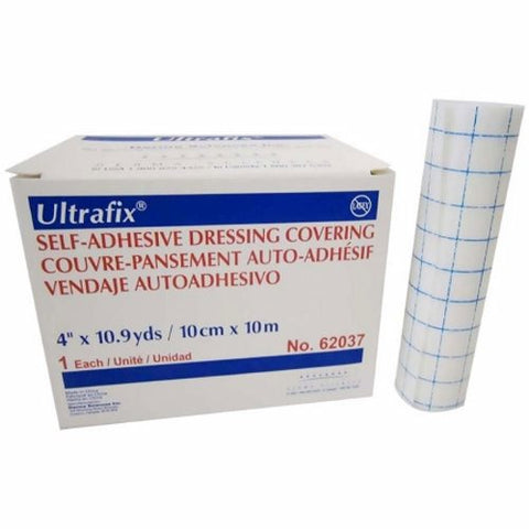 Derma e, Dressing Retention Tape Ultrafix  Skin Friendly Nonwoven 4 Inch X 11 Yard White NonSterile, Count of 1