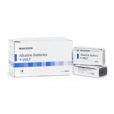 McKesson, Alkaline Battery McKesson 9V Cell 9V Disposable, Box Of 10 McKesson