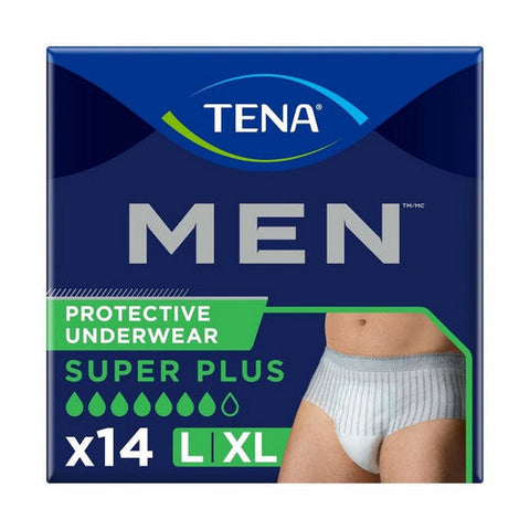 Tena, Men Super Plus Adult Large And X-Large Male Underwear, Count of 14