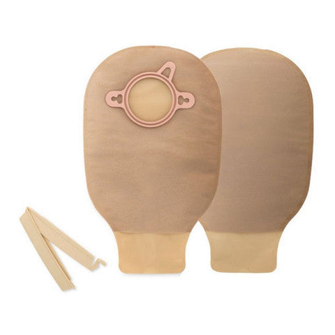 Hollister, Colostomy Pouch Two-Piece System 9 Inch Length Mini Drainable 18204, Box Of 10 Hollister