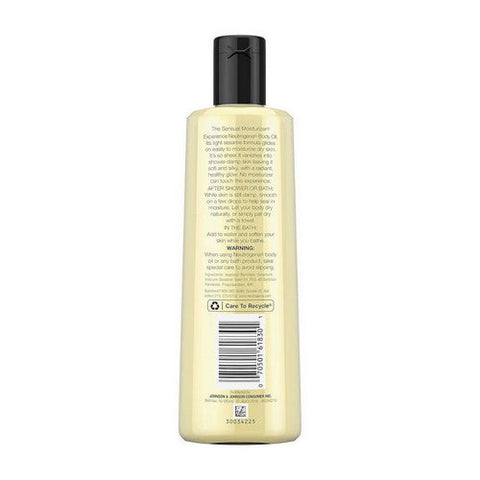 Neutrogena, Body Oil Light Sesame Formula Fragrance Free, 8.5 Oz