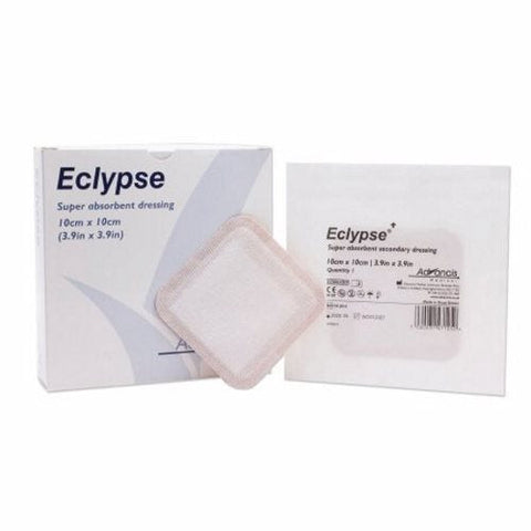 Mediusa, Super Absorbent Wound Dressing Eclypse  Cellulose 4 X 4 Inch, Box Of 20
