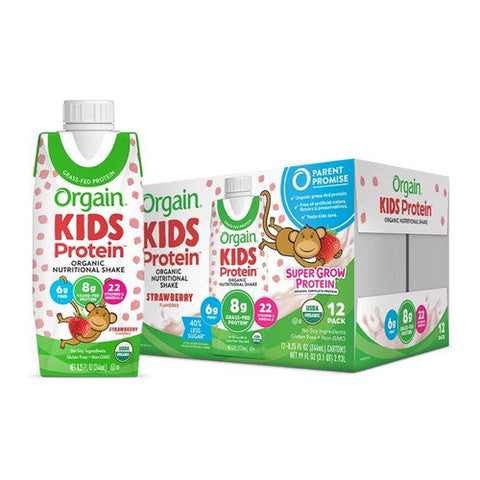 Orgain, Kids Protein Organic Nutrition Shake, Count of 12 Orgain