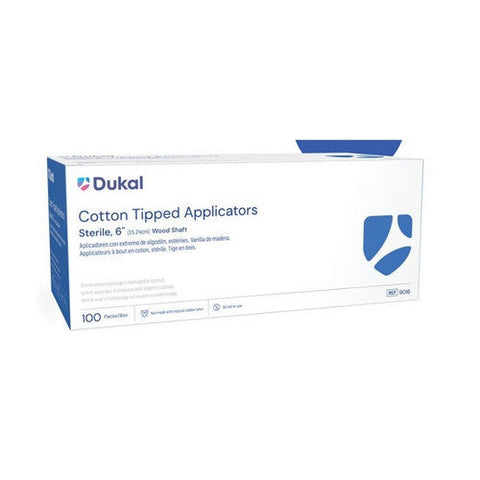 Dukal, Swabstick DUKAL Cotton Tip Wood Shaft 6 Inch Sterile 2 Pack, Case Of 10 Dukal