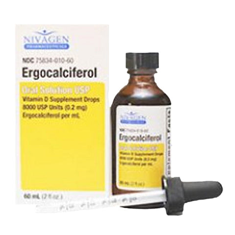 Country Line Pharmaceuticals, Ergocalciferol Os, 8000 IU/MI, 60 ml Country Line Pharmaceuticals