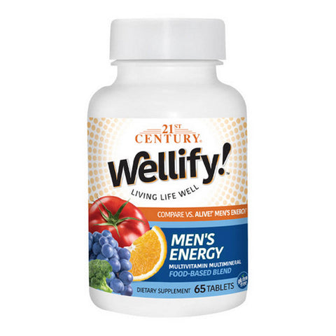 Wellify Men'S Energy 65 Tabs by 21st Century