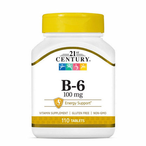 21st Century, Vitamin B-6, 100 Mg, 110 Tabs 21st Century