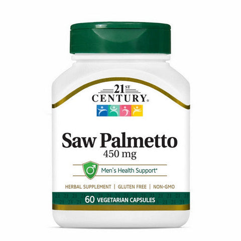 21st Century, Saw Palmetto, 450 Mg, 60 Veg Caps 21st Century
