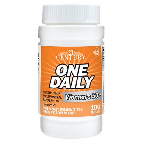 21st Century, One Daily 50+ Women's, 100 Tabs