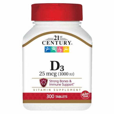 21st Century, Vitamin D3, 250 Mcg, 300 Tabs 21st Century