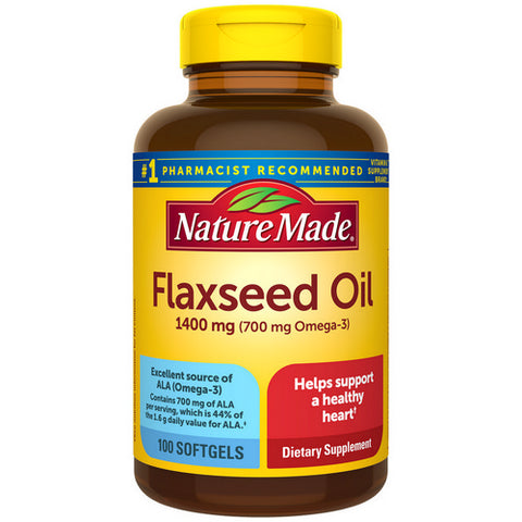 Flaxseed Oil 100 Softgels by Nature Made