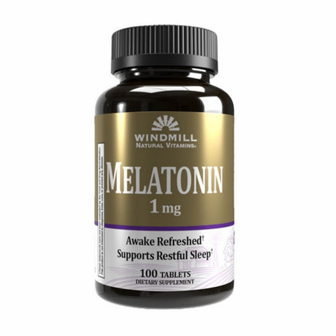 Windmill Health, Melatonin, 1 Mg, 100 Tabs
