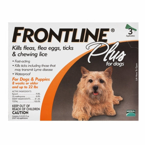 Frontline Plus, Frontline Plus for Dogs, 3 Count Frontline Plus