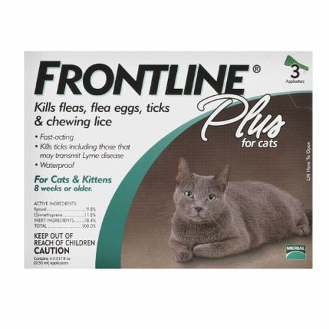 Frontline Plus, Frontline Plus for Cats, 3 Count Frontline Plus