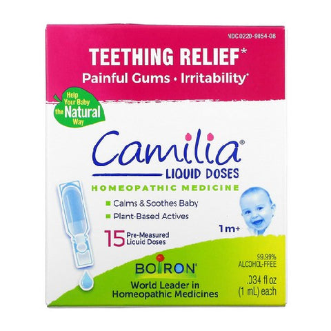 Boiron, Camlia Teething Relief, 15 Doses Boiron
