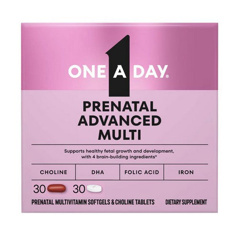 One-A-Day, One A Day Women Prenatal Advanced Plus Choline, 60 Count