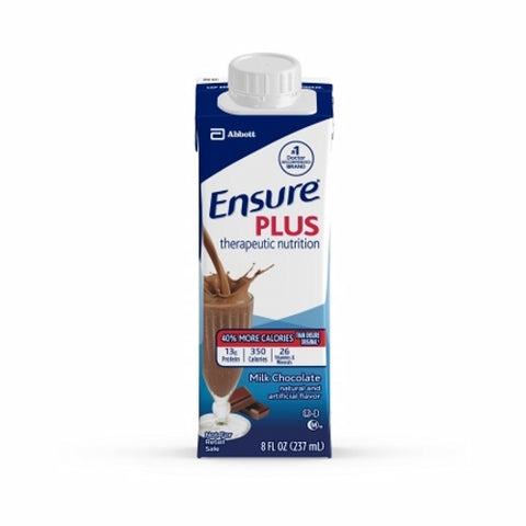 Ensure Plus Chocolate Flavor Ready to Drink Count of 24 by Abbott Nutrition