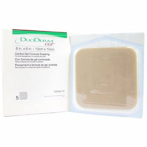 Convatec, Hydrocolloid Dressing Foam Backing 4 X 5 Inch Triangle 187973, Box Of 5