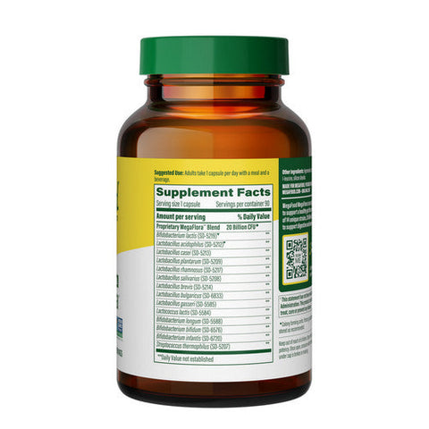 MegaFood, MegaFlora Probiotic, 90 Caps MegaFood