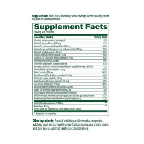 MegaFood, Men's Advanced Multivitamin, 60 Tabs MegaFood