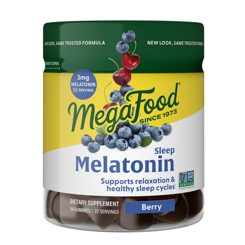 Melatonin Berry Good Sleep Berry, 54 Gummies by MegaFood