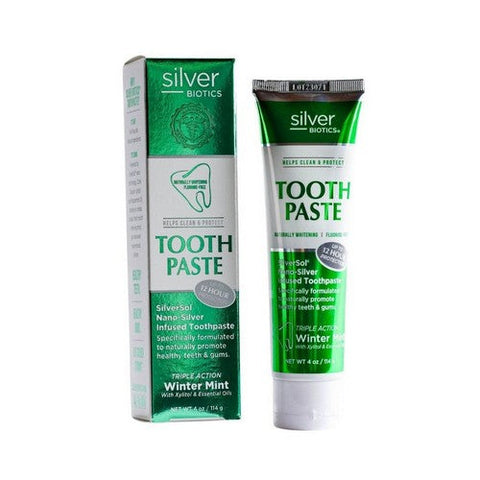 Silver Biotics (American Biotech Labs), Silver Biotics Toothpaste Wintermint, 4 Oz