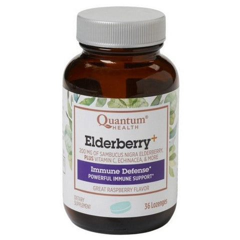 Quantum Health, Elderberry+ Lozenges, 36 Lozenges Quantum Health