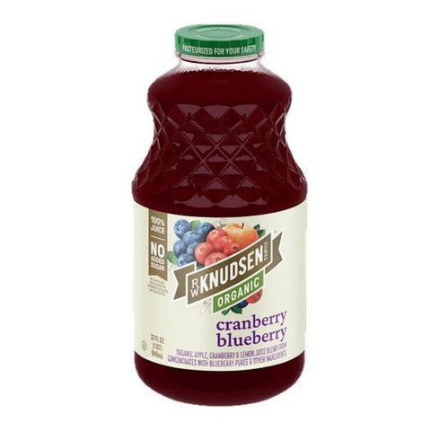 Rw Knudsen Family, Organic Cranberry Blueberry Juice, Case of 6 X 32 Oz Rw Knudsen Family