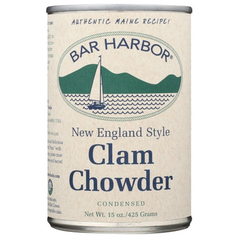 Bar Harbor, Soup Chwdr Clam New Eng, Case of 6 X 15 Oz Bar Harbor