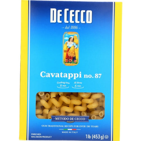 De Cecco, Cavatappi Pasta, 16 Oz(Case Of 12) De Cecco