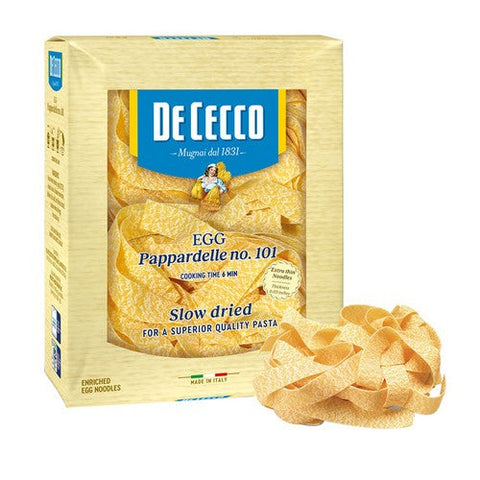 De Cecco, Parpardelle Egg Pasta, 8.8 Oz(Case Of 12) De Cecco