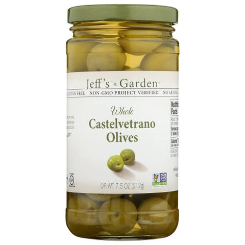 Jeff's GardenPatak, Whole Castelvetrano Olives, 7.5 Oz(Case Of 6) Jeff's GardenPatak