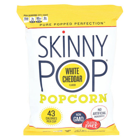 Skinny Pop, White Cheddar Popcorn, 4.4 Oz(Case Of 12) Skinny Pop