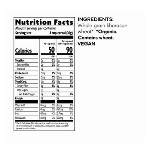 Natures Path, Organic Kamut Wheat Puffs Cereal, 6 Oz(Case Of 12) Natures Path