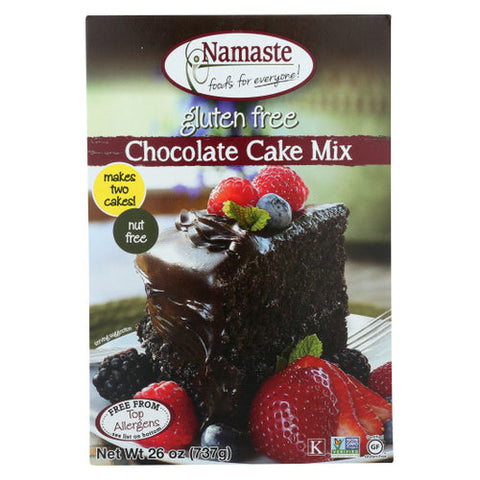 Namaste Foods, Chocolat E Gluten Free Cake Mix, Case of 6 X 26 Oz Namaste Foods