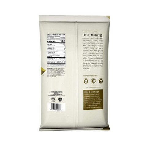 Living Intentions, Salsa Verde Popcorn, 4 Oz(Case Of 12)